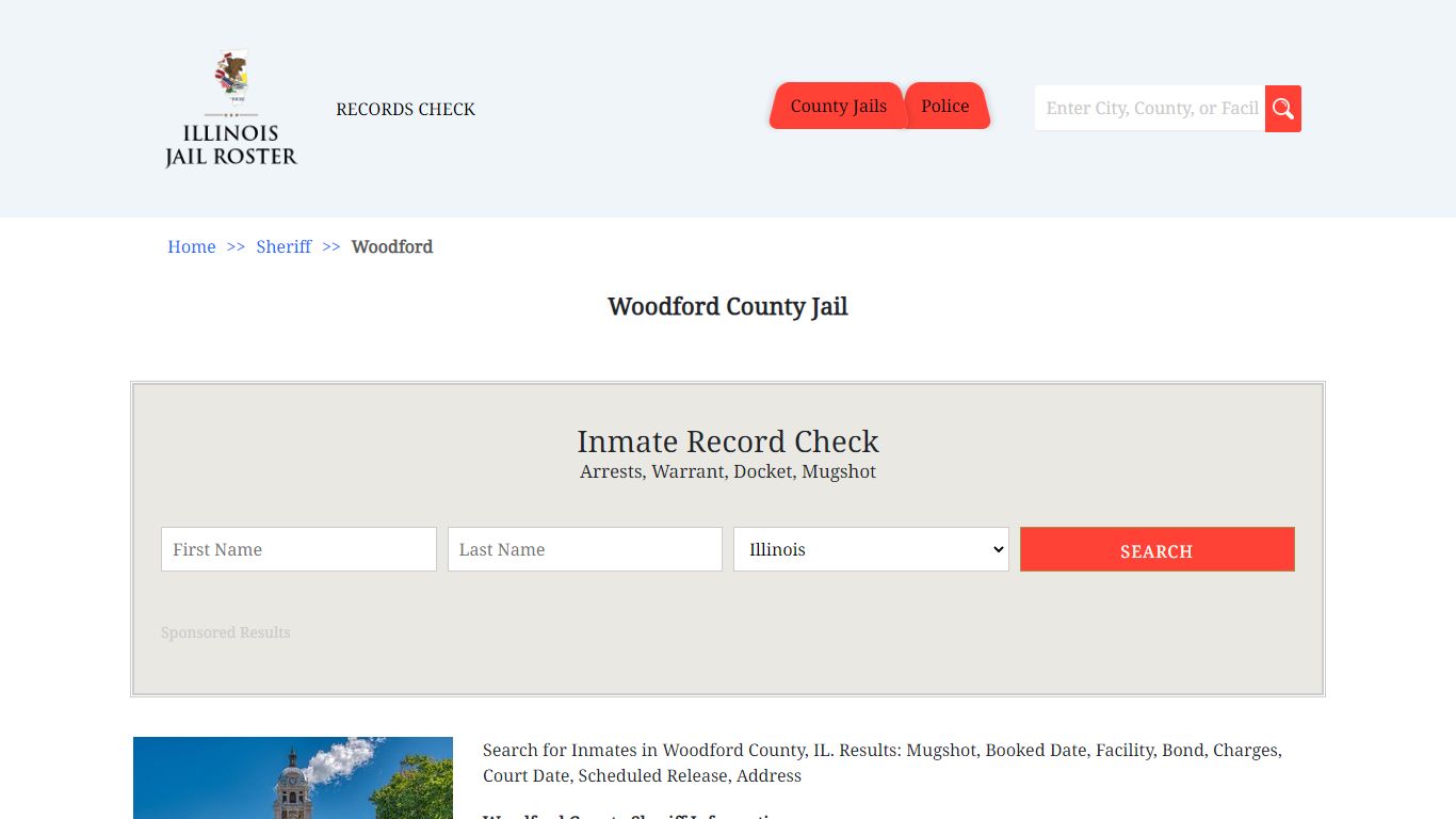 Woodford County Jail - Jail Roster Search